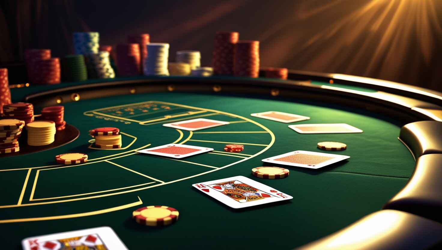 Blackjack game screenshot